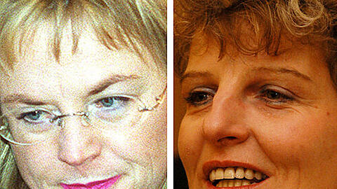 Parteifreundinnen im Clinch: Jutta Bär (re.) und Barbara Regitz.