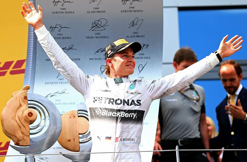 Strahlender Sieger: Nico Rosberg.