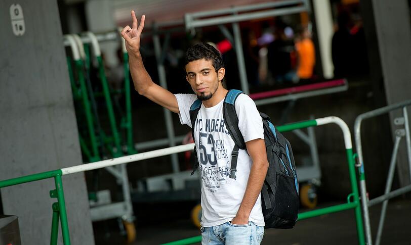 20 000 Flüchtlinge sind am Wochenende in München angekommen. Die Bilder vom Hauptbahnhof.