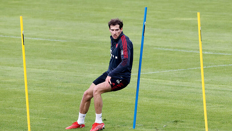 Leon Goretzka im Bayern-Training. (Archivbild)