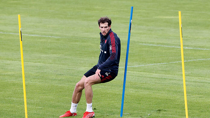 Leon Goretzka im Bayern-Training. (Archivbild)