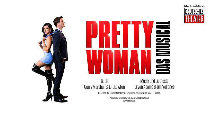 Die romantische Film-Komödie aus den 90ern kommt auf die Bühne: Pretty Women als deutsche Erstinszenierung mit Musik von Weltstar Bryan Adams.