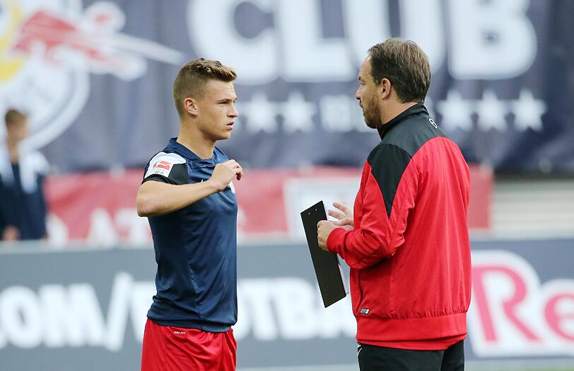 Transfer zum FC Bayern für 7 Millionen Euro: Das ist Joshua Kimmich. Bilder von seinem Einsatz bei RB Leipzig.