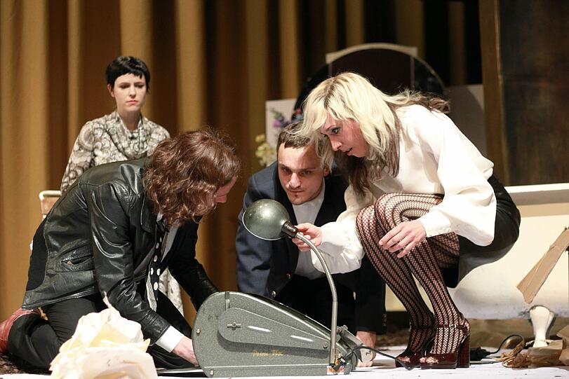 Nurit Stark, Thorbjörn Björnsson, Franz Rogowski und Jelena Kulic.