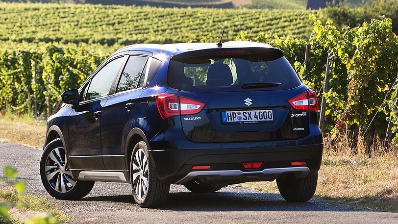 Schöner Rücken: Auch aus dieser Position macht das bewährte und beliebte Suzuki-SUV eine gute Figur.