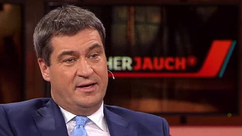 Bayerns Finanzminister Markus Söder am Sonntag bei Günther Jauch.