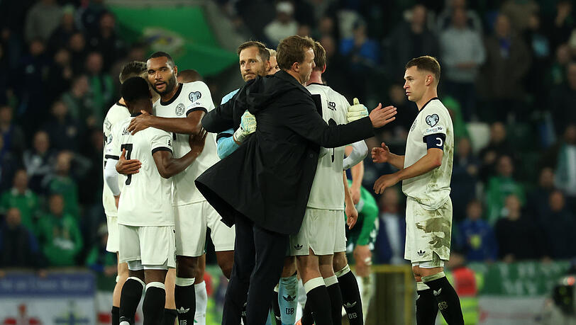 Julian Nagelsmann gewann mit der deutschen Nationalmannschaft am Montagabend im hitzigen Windsor Park in Nordirland.