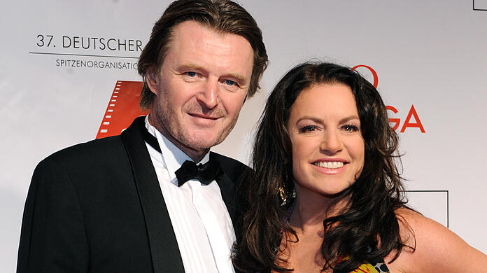 2010 beim Deutschen Filmball: Lambert Dinzinger und Christine Neubauer