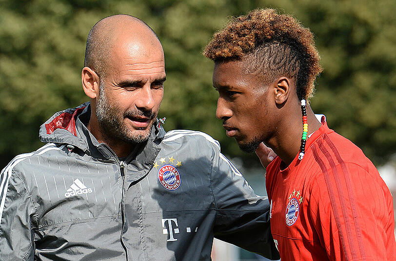 Fühlt sich bei Pep Guardiola in den besten Händen: Kingsley Coman.