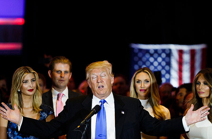 Er wird der Präsidentschaftskandidat der Republikaner: Donald Trump. Sein ärgster Rivale Ted Cruz schmiss in der Nacht hin.