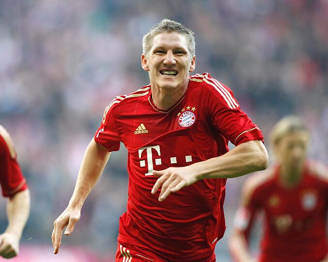 Bastian Schweinsteiger - noch vor der Schulterverletzung.