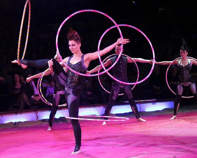 Bilder von der Weihnachtspremiere im Circus Krone