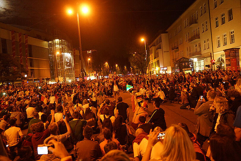 Was für eine Party! Nach dem WM-Sieg herrschte auf Münchens Straßen Ausnahmezustand. Die Bilder.