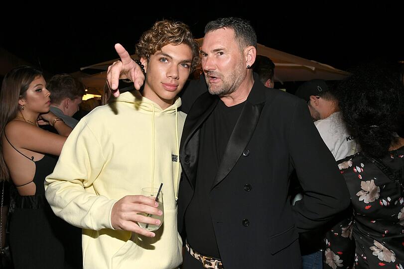 Elias Becker mit Michael Michalsky