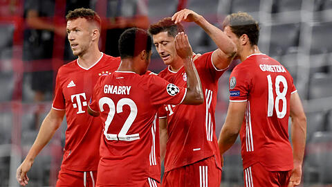Ließen Chelsea keine Chance: Der FC Bayern um Torjäger Robert Lewandowski.