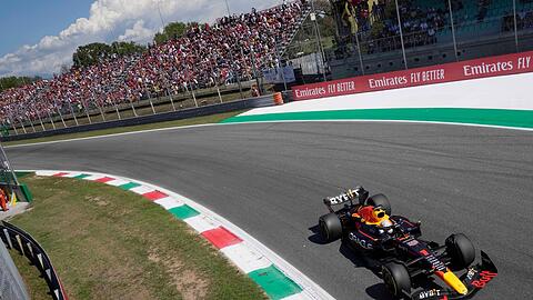 Max Verstappen beim Training zum Großen Preis von Italien in Monza.