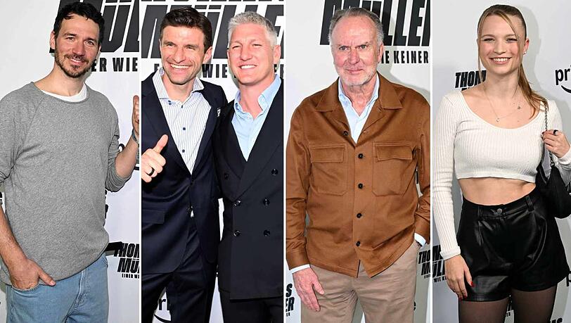 Die Premiere von Thomas Müllers Doku lassen sich die VIPs in München nicht entgehen. Die Premiere von Thomas Müllers Doku lassen sich die VIPs in München nicht entgehen.