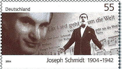 Briefmarkenausgabe anlässlich des 100. Geburtstages von Joseph Schmidt. Briefmarkenausgabe anlässlich des 100. Geburtstages von Joseph Schmidt.