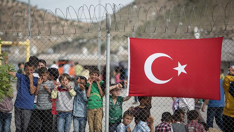 Syrische Flüchtlinge in einem Lager bei Gaziantep in der Türkei. Foto: Sedat Suna/Archiv Syrische Flüchtlinge in einem Lager bei Gaziantep in der Türkei. Foto: Sedat Suna/Archiv