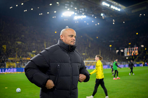 Auch Cheftrainer Vincent Kompany. Auch Cheftrainer Vincent Kompany.