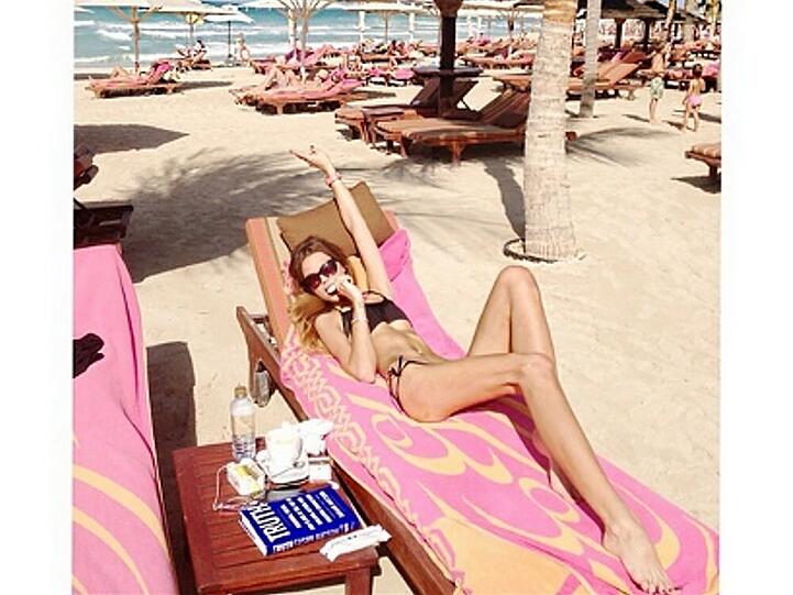 Anstoß der Debatte: Lilianas Strandfoto aus Dubai