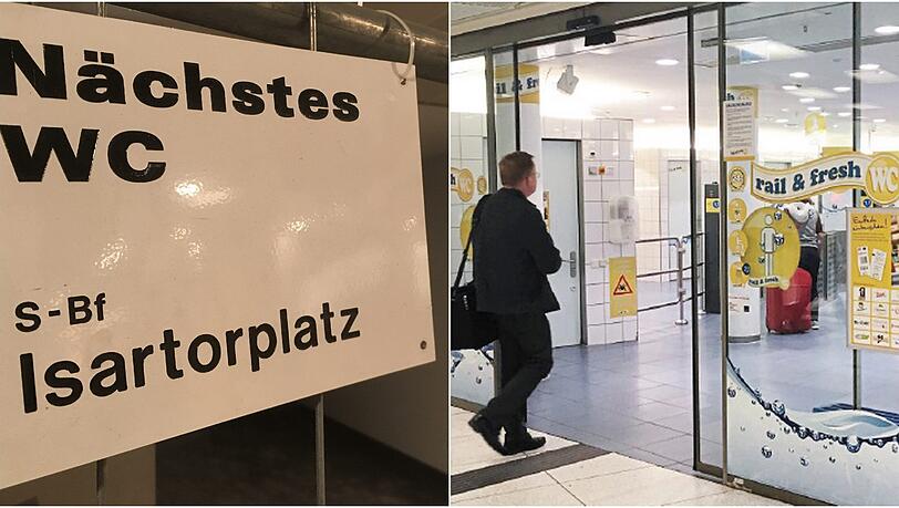 Schon in Betrieb: die Bezahl-Toilette im Hauptbahnhof-Zwischengeschoss.