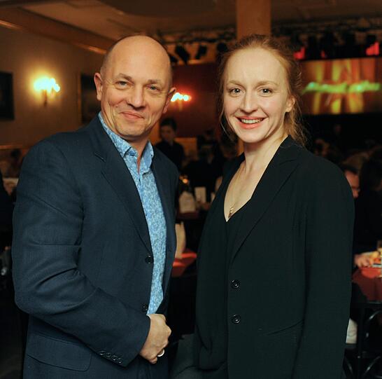 Josef E. Köpplinger, Intendant des Gärtnerplatz-Theaters, mit Schauspielerin Brigitte Hobmeier.