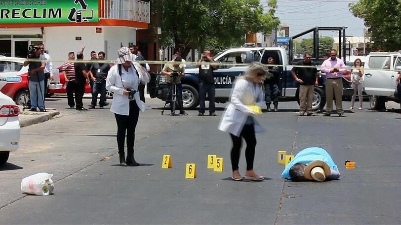 Vor allem der Kampf der Drogenkartelle führt in Mexiko zur hohen Mordrate: 2019 starben mehr als 35000 Menschen durch Gewalt.