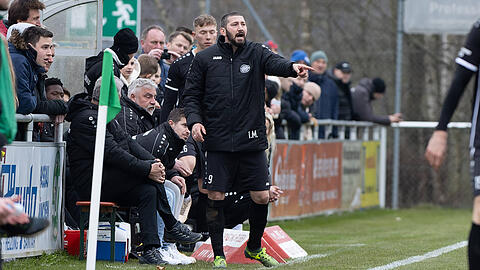 Ex-Löwe Sascha Mölders coacht den TSV Landsberg mit voller Leidenschaft.