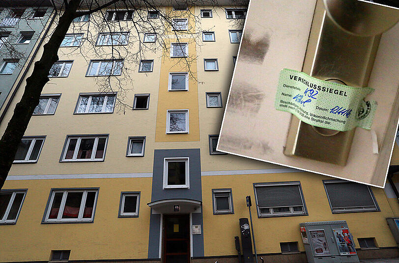 Das Haus, in dem sich der Mord ereignete.