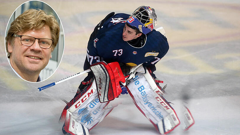 EHC-Goalie David Leggio sorgt mit seinem Torumschubser gegen Bremerhaven für einen Eklat in der DEL. EHC-Goalie David Leggio sorgt mit seinem Torumschubser gegen Bremerhaven für einen Eklat in der DEL.
