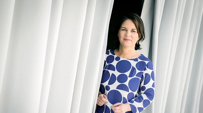 Sie kämpft gegen zwei Männer um die Kanzlerschaft: Annalena Baerbock.