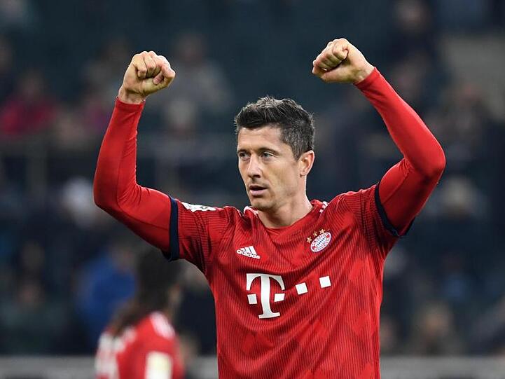 Torjäger Robert Lewandowski vom FC Bayern München. Foto: Ina Fassbender