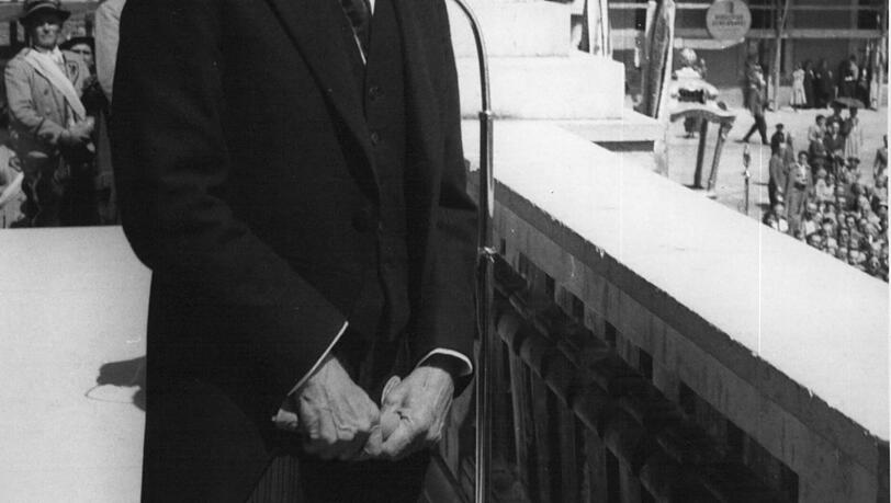 Der bayerische Kronprinz Rupprecht 1953 an seinem 84. Geburtstag. Der bayerische Kronprinz Rupprecht 1953 an seinem 84. Geburtstag.