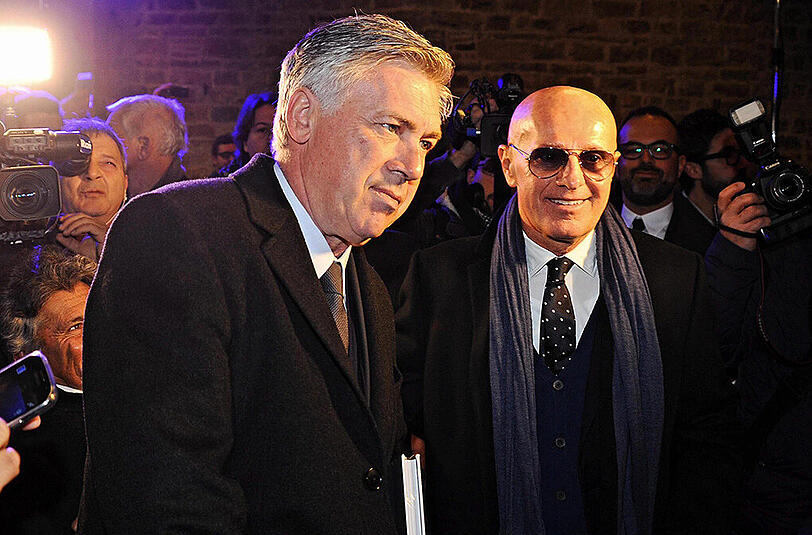 Kennen sich schon sehr lange: Arrigo Sacchi (rechts) und Carlo Ancelotti.