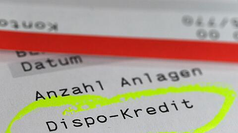 Der Dispokredit macht vielen Kunden zu schaffen.