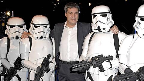 Markus Söder ist großer "Star Wars"-Fan.