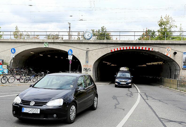 Bekam ihren Namen vom Stadtviertel: Die Laimer Unterführung - hier ohne Baustelle.