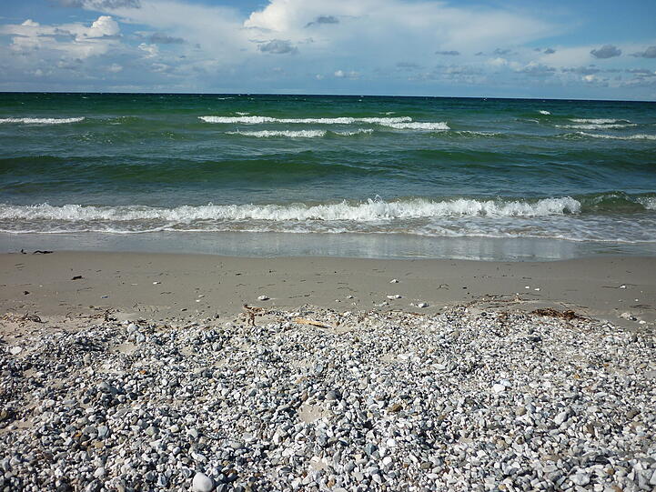 Am Strand von Nykøbing.