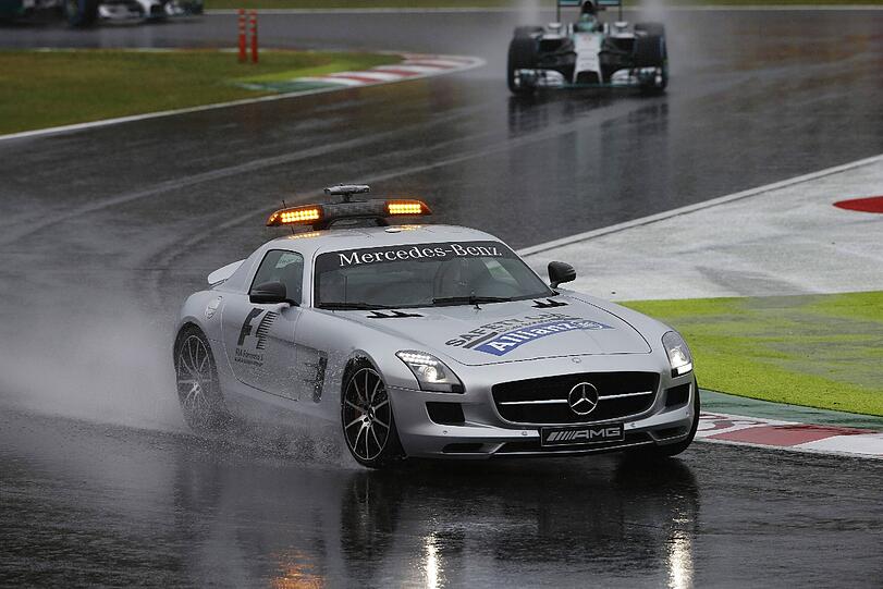 Die Bilder vom irren Regen-Rennen in Suzuka.