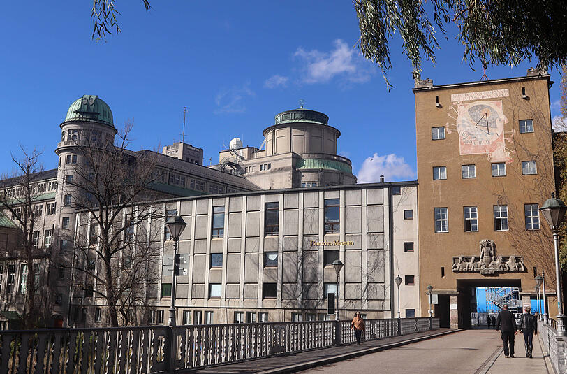 Blick aufs Deutsche Museum, wo es zuletzt vermehrt zu Vandalismus-Vorfällen kommt. (Archivbild)