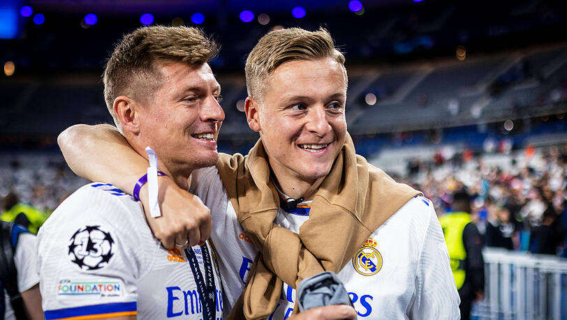 Felix Kroos (re.) mit seinem Bruder Toni Kroos.