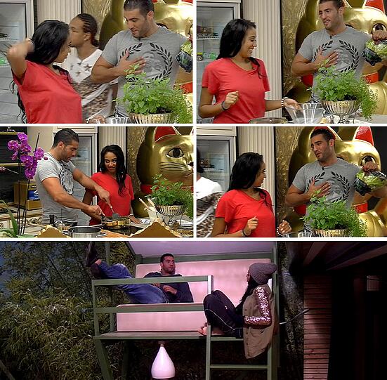 Tag 2 im Promi-Big-Brother-Haus: Sarah Joelle turtelt mit Boxer Manuel Charr, Mutti Marijke (59) putzt das Haus