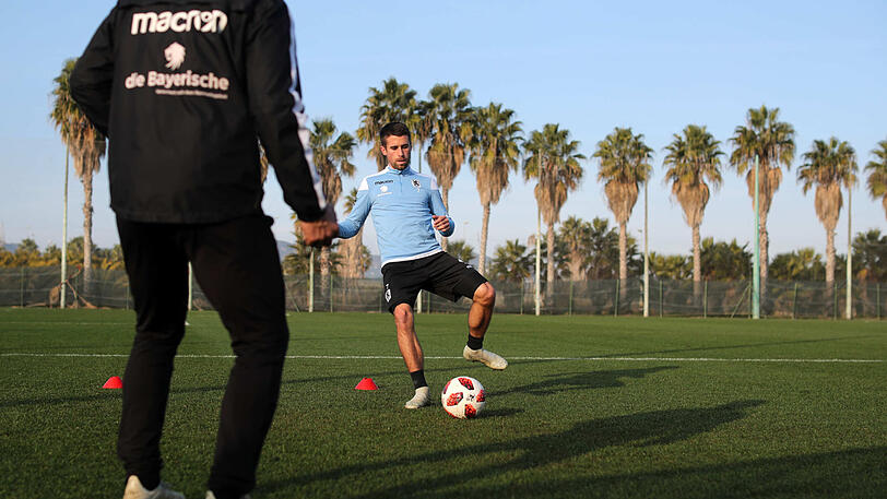 Voll motiviert: Stefan Lex im Trainingslager in Oliva Nova.