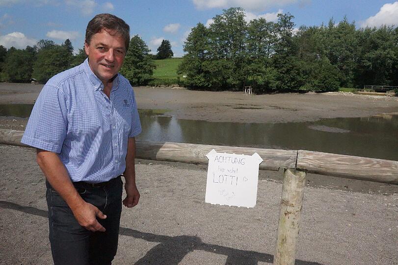Bilder vom Badesee: Wo ist die Alligator-Schildkröte vom Oggenrieder Weiher?