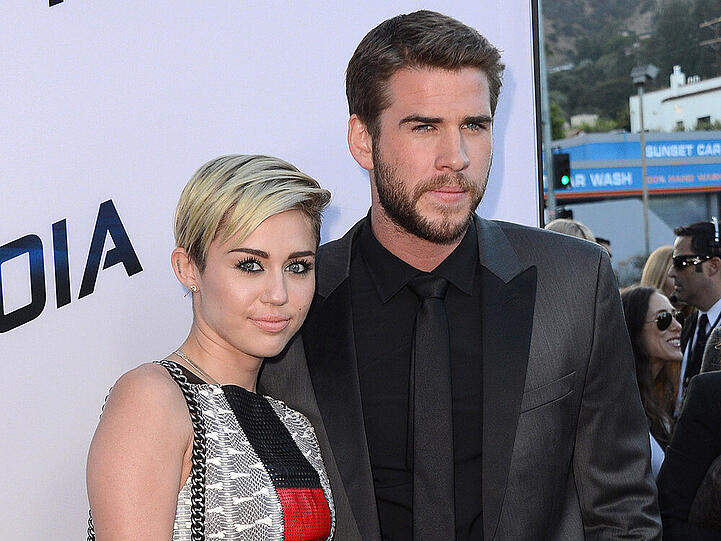 Da waren sie noch ein Paar: Miley Cyrus und Liam Hemsworth bei einer Filmpremiere im August 2013
