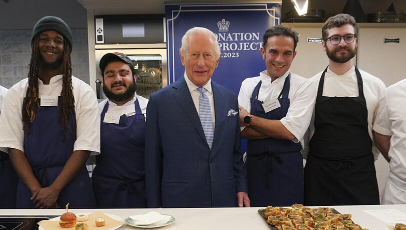 König Charles ist stolz auf sein Projekt gegen Lebensmittelverschwendung und Hunger.