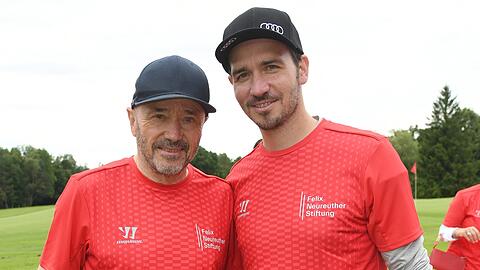 Christian Neureuther mit Sohn Felix.