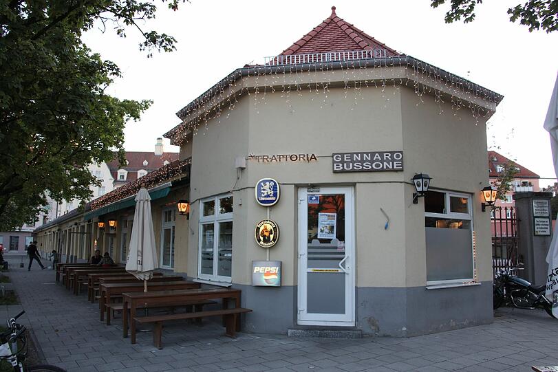 Hier residiert die Trattoria von Bruder Gennaro Bussone.