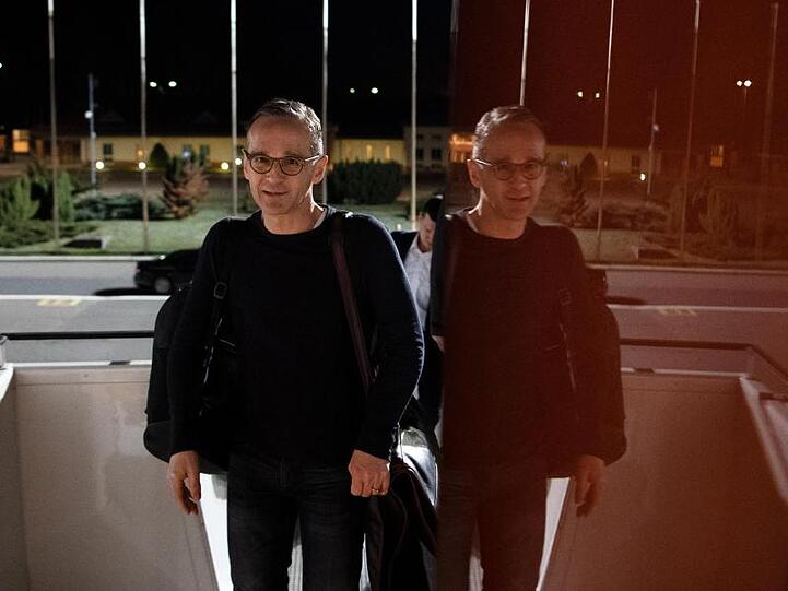 Heiko Maas (SPD) im Flughafen Tegel in Berlin auf dem Weg nach New York. Zum ersten Mal seit fast sieben Jahren leitet Deutschland wieder für einen Monat den UN-Sicherheitsrat.